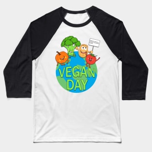 World Vegan Day Baseball T-Shirt